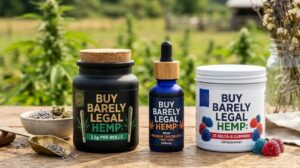 Premium collection of THCa flower jars and pre-rolled smokes available to Buy Barely Legal Hemp online.